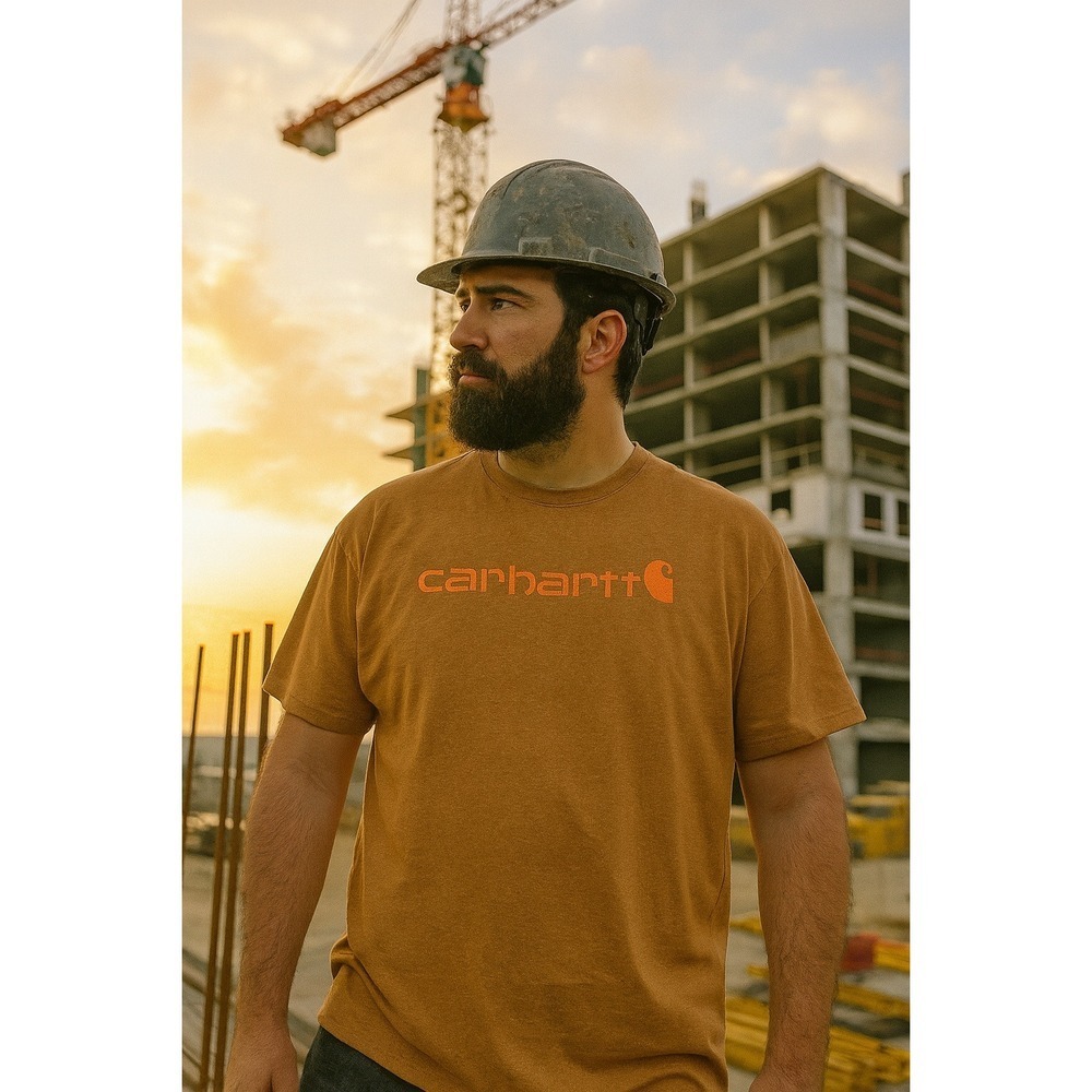 Carhartt Logo Shirt Mens 3XL Original Fit‎ Workwear Utility Streetwear Essential